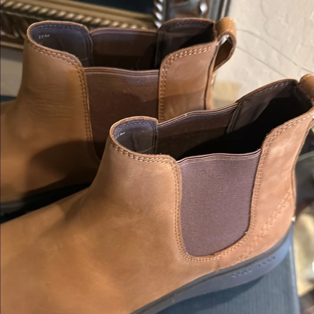 NEW Cole Haan Grand+ Men's Chelsea Boots color Lumber/Java size 11.5